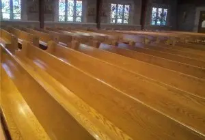 After - Pew Refurbishment