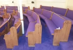 After - Carpet and Pew Refurbishment