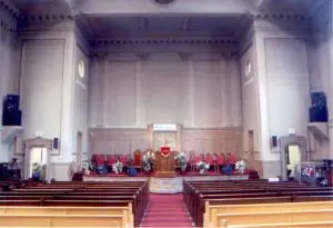 Before - 2 different style of pews