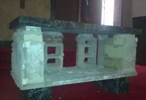 During-Altar restoration