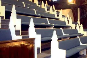Balcony pews after