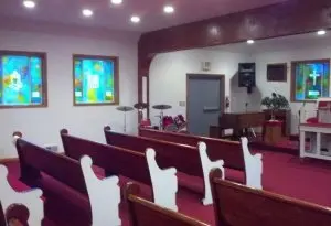 Sanctuary view of windows