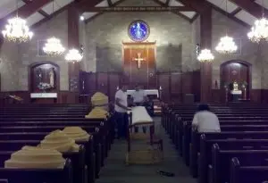 During New Cushions Installation