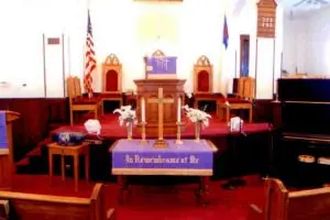 Before - Shot of Pulpit Area
