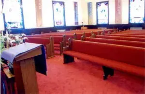 After - Shot of Pews