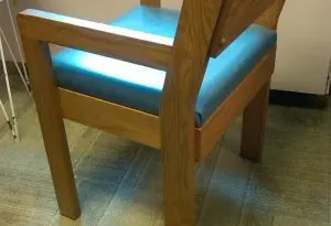 New chair upholstery