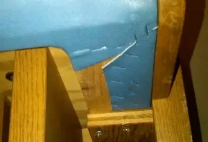 New chair upholstery