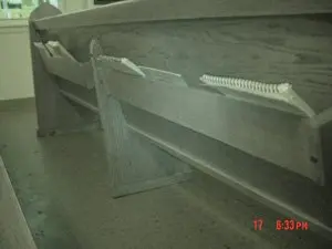 New pews to match existing ones