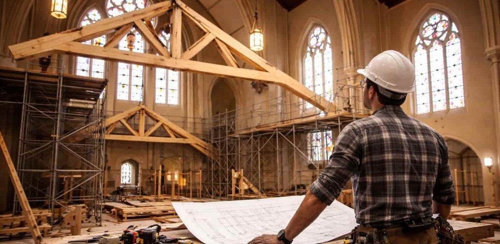 Truss installation