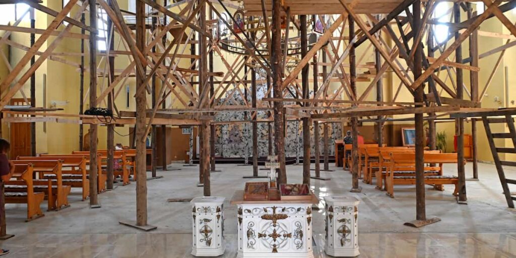 Church structural support for renovations