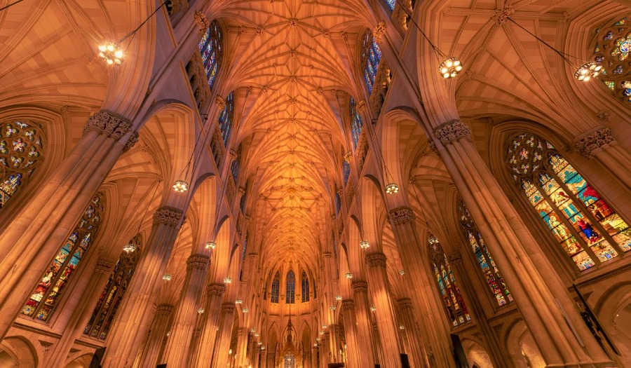 interior of a cathedral