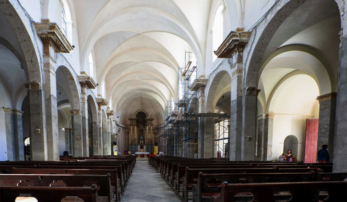 interior view of a church